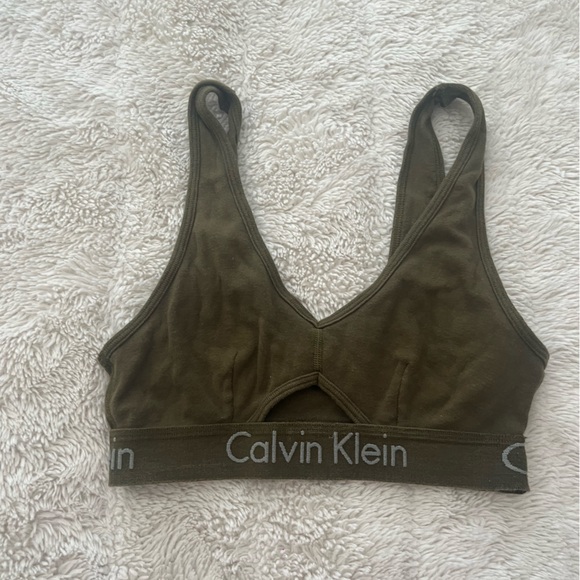 Calvin Klein Body Unlined Keyhole Bralette - Picture 2 of 5